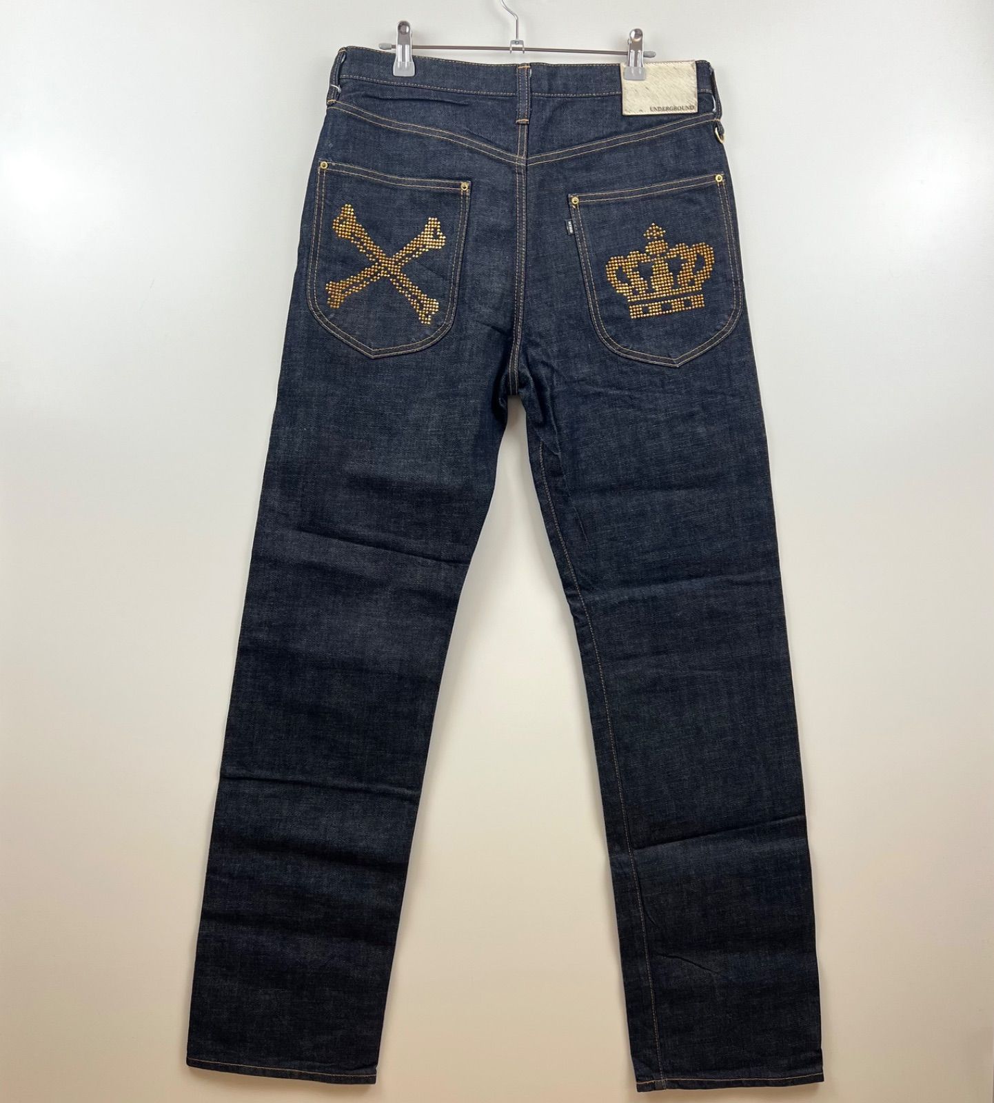 nitraid デニム　ラインストーン NITRAID old stone denim pants M NR009-PA14 indigo ナイトレイド