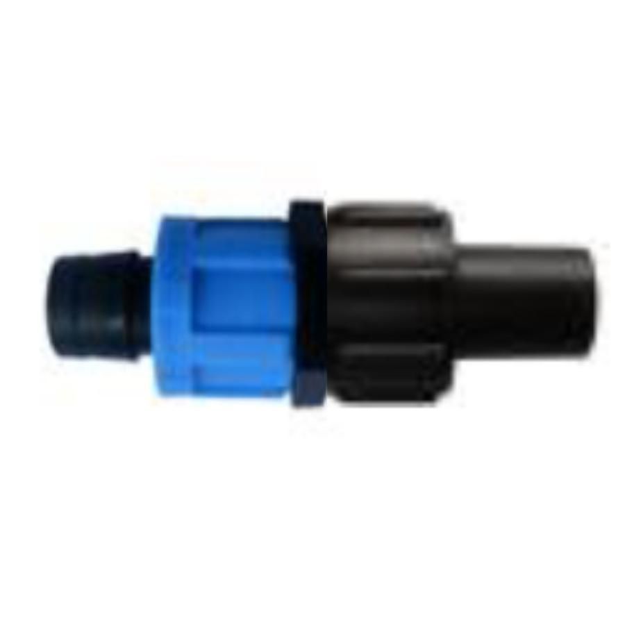 点滴チューブ継手 ナット式エンドフラッシュバルブ16mm×排水 20個セット