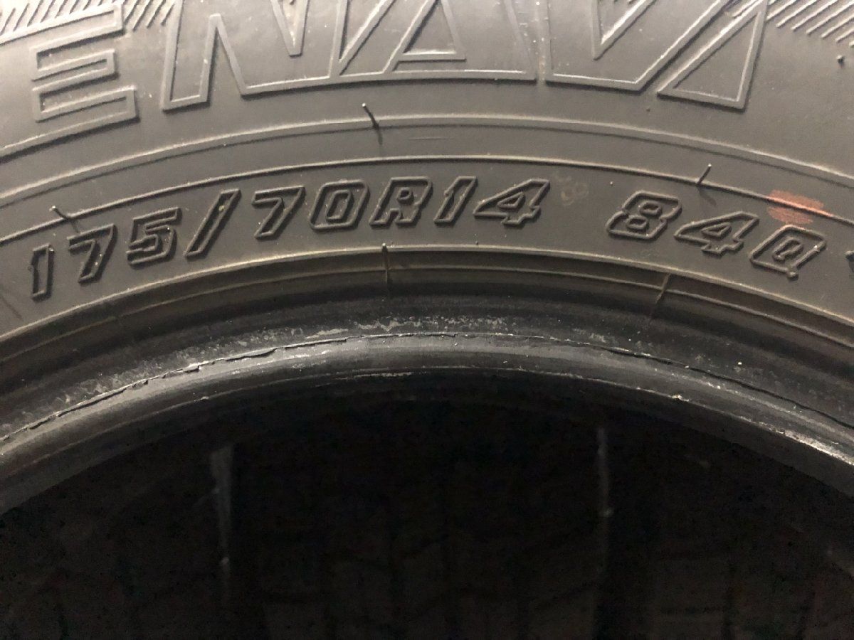 GOODYEAR ICENAVI7 175/70R14 14インチ スタッドレス 4本 21年製 バリ 