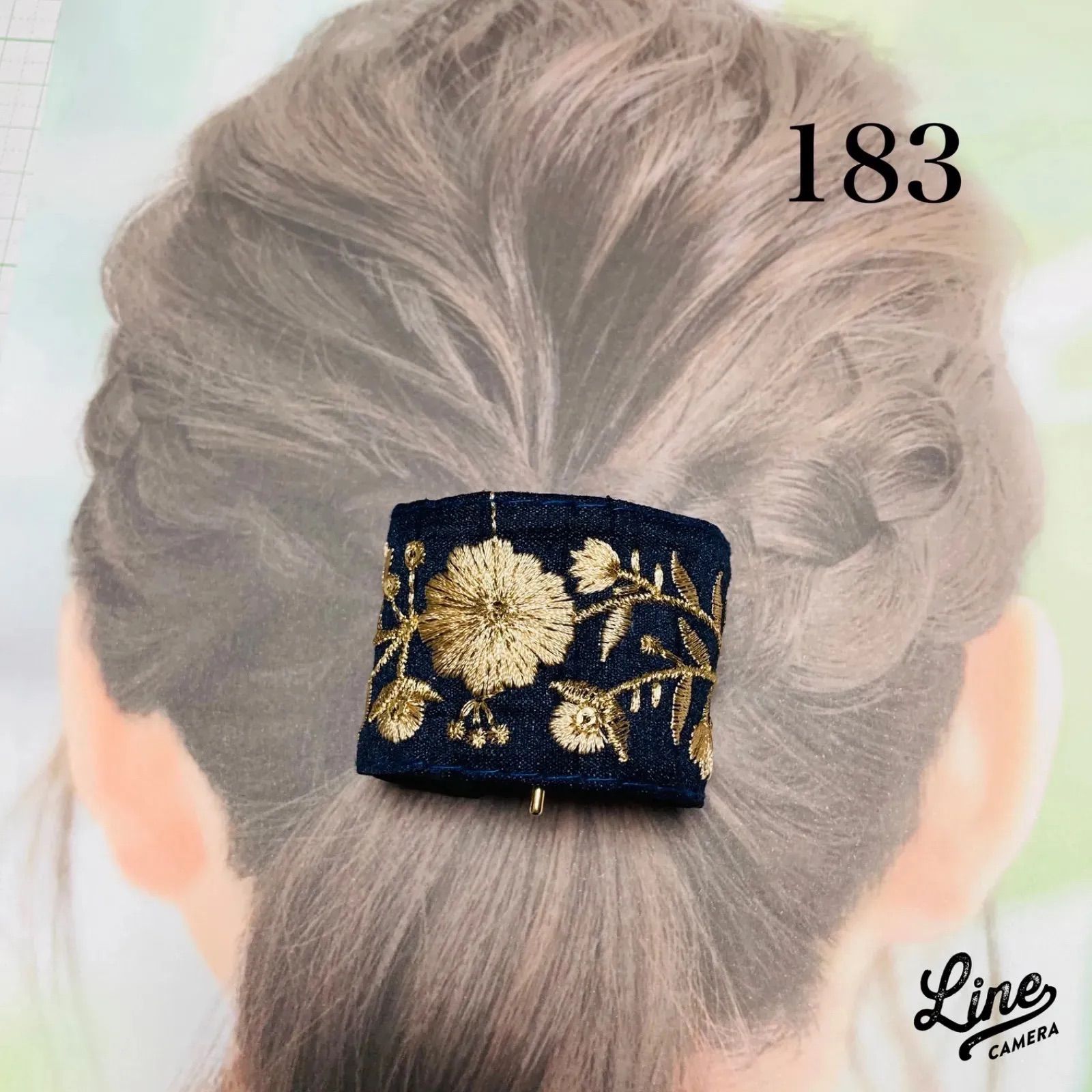 旧☆レジンヘアゴム 天体 土星 惑星 キラキラ 星 地球 グリーン JAM