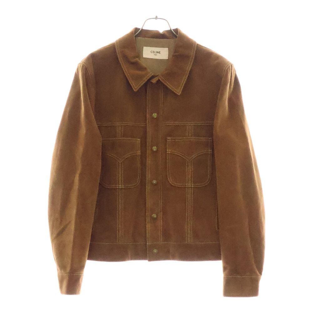 CELINE (セリーヌ) 20AW 70s Trucker Jacket スウェードレザー