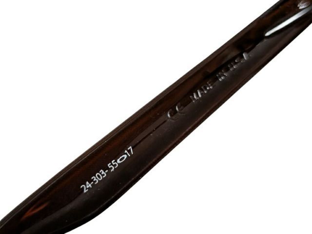 新品同様 オークリー サングラス フロッグスキン クリアブラウン 24  