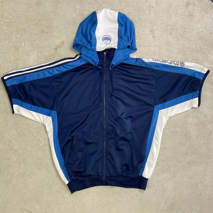 adidas ジャージ ビンテージ ビンテージ】 adidas ジャージ メンズ ネイビー サイズS