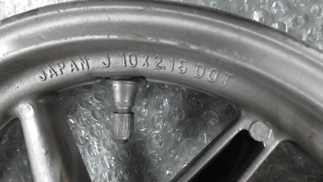 ライブディオZX中期 AF35 の フロントホイール:#1750124235