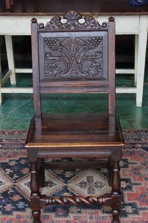 在庫一掃 イギリス アンティーク家具 ビクトリアン ホールチェア ダイニングチェア アンティークチェア 椅子 英国製 mh-1145-4