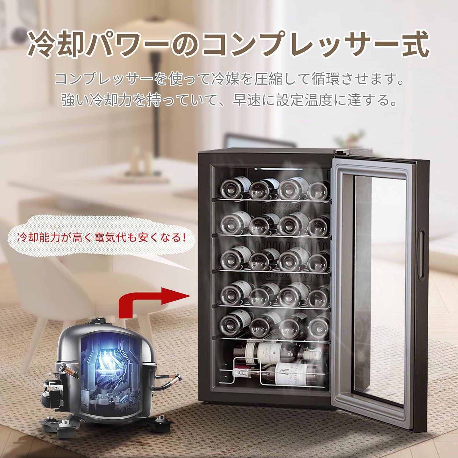 LEDライト|三層ガラス