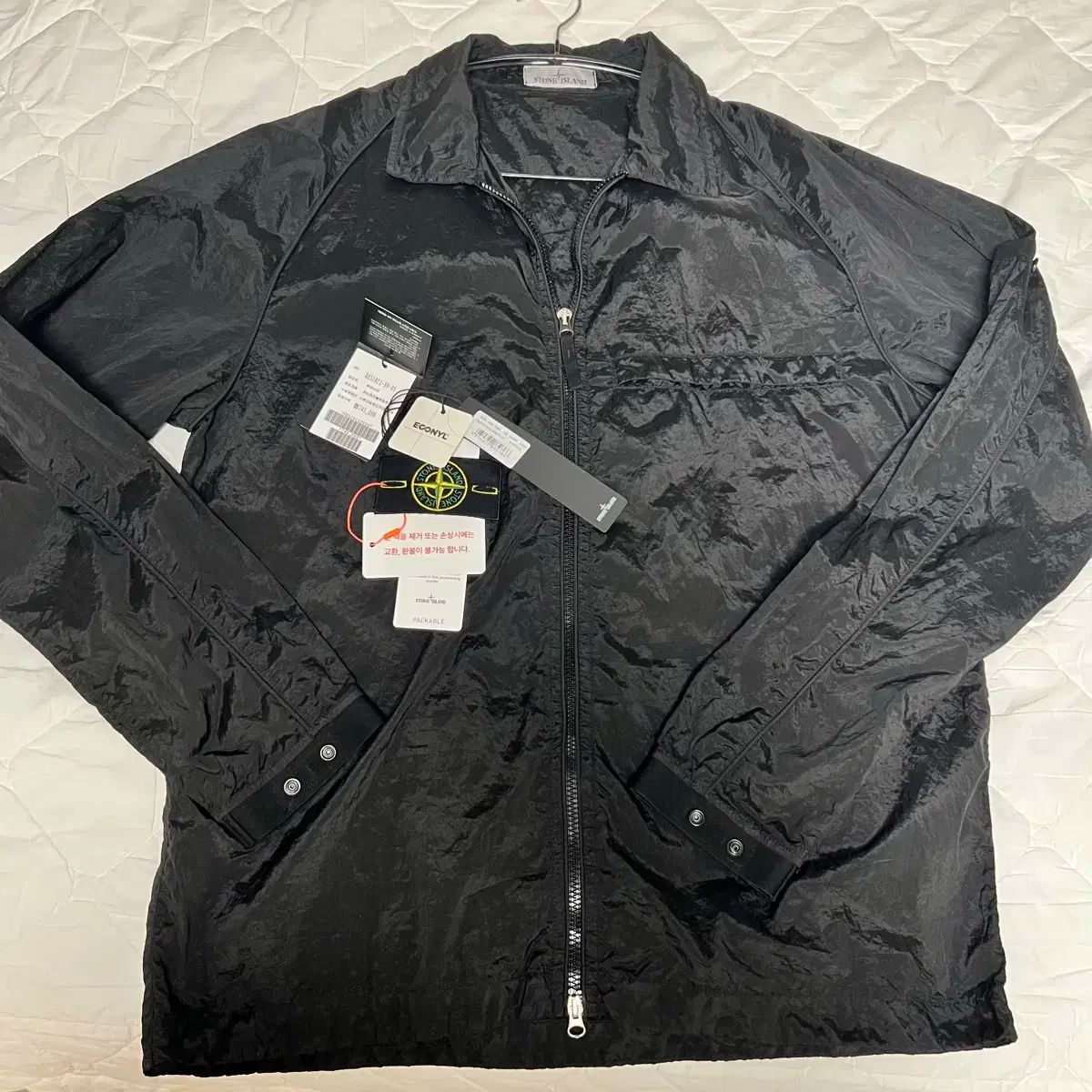 STONE ISLAND ストーンアイランド ナイロン メタル オーバーサイズシャツ 22SS
