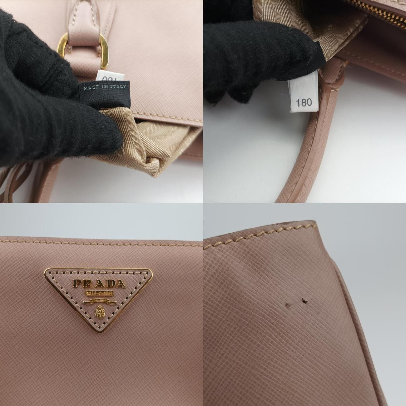 プラダPradaガレリアカーキサフィアーノレザーBN2274180