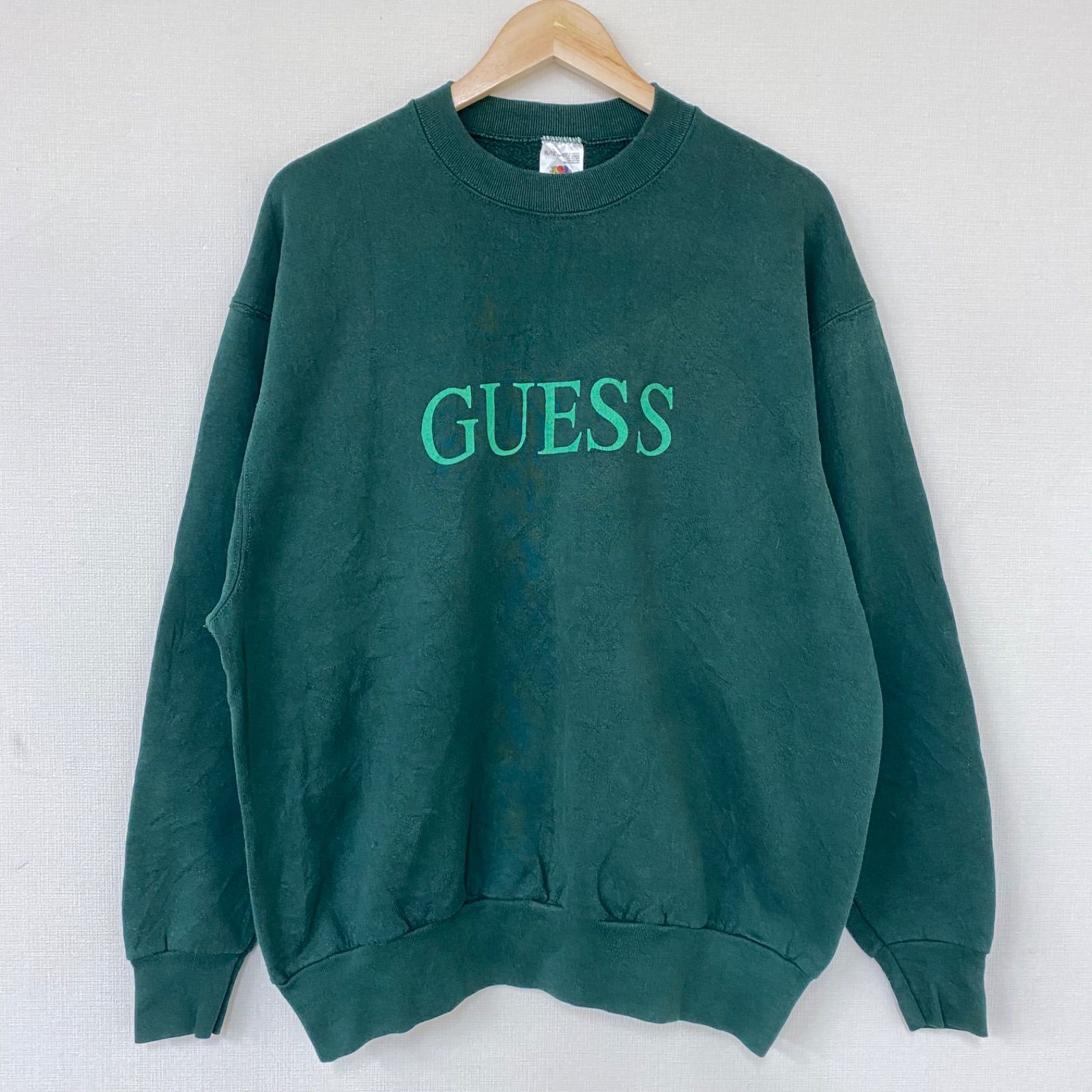 人気新品 GUESS ゲス XL フルーツオブザルーム スウェットトレーナー トップス