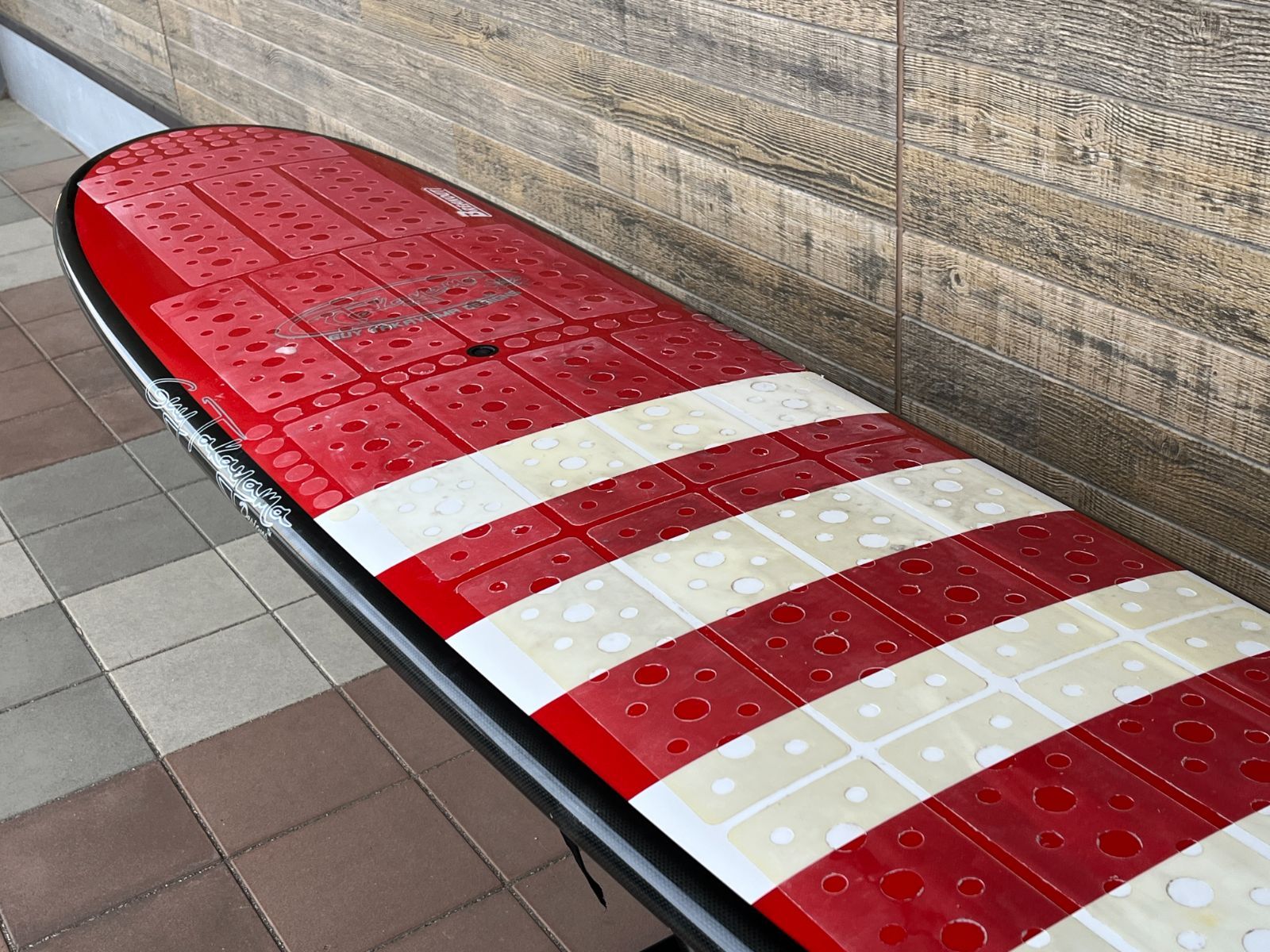 中古サーフボード 9'0 ロング THUNDERBOLT GUY TAKAYAMA GT-7