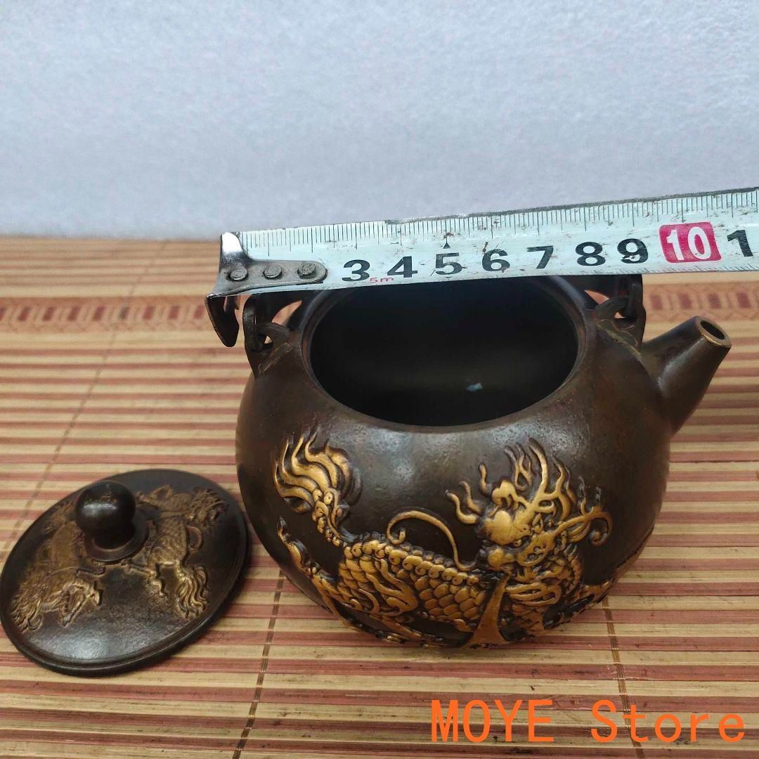 銅器 銅銭壺 提梁壺 招財銅銭茶壺 茶道具 工芸品 置物 銅器 招財進宝茶壺 酒壺 提梁壺 茶道具 煎茶道具 工芸品 置物