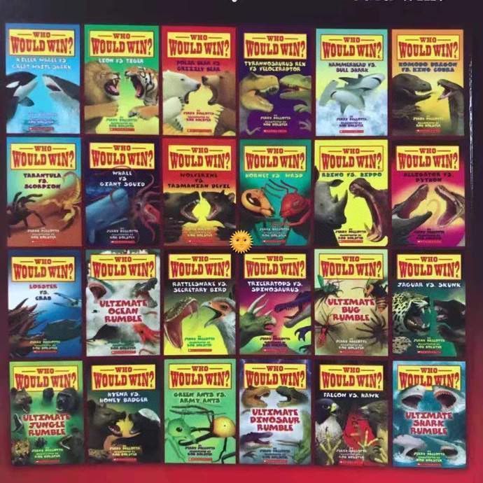 Scholastic:WHO WOULD WIN ？シリーズ24冊 Who Would Win 絵本24冊