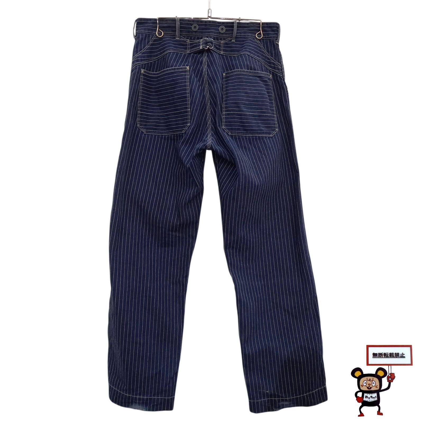 Schott ヒッコリーデニム ブラック 34 Schott オールドヒッコリー