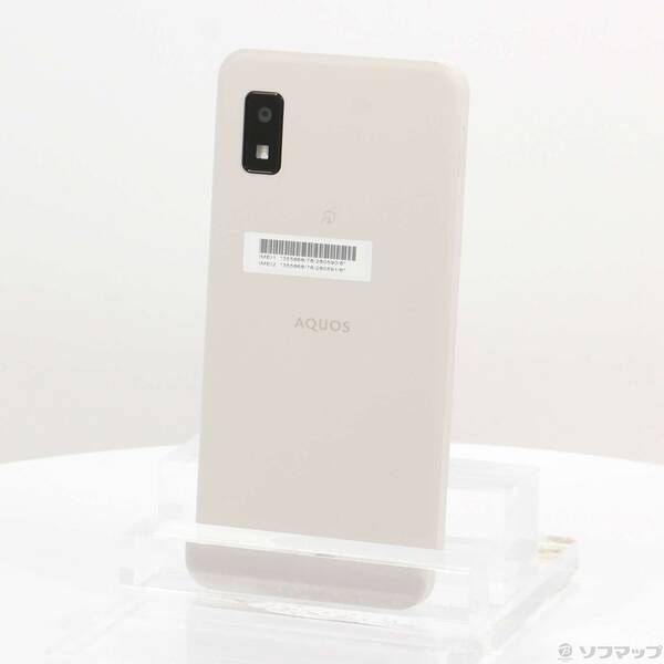スマートフォン・携帯電話 〔品〕 AQUOS wish 64GB アイボリー A104SH