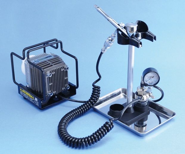 Mr.リニアコンプレッサーL5 圧力計付レギュレーター プラチナセット