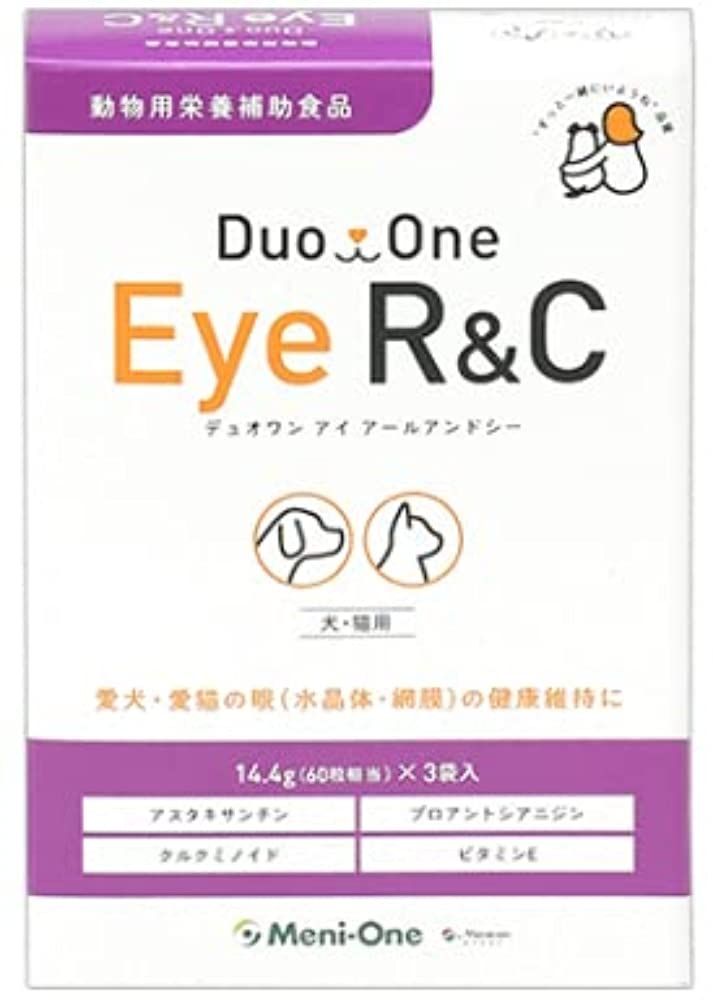 メニワン Duo One Eye R＆C 14.4g 60粒相当 × 3袋入 × 2個 旧メニわんEye R|C