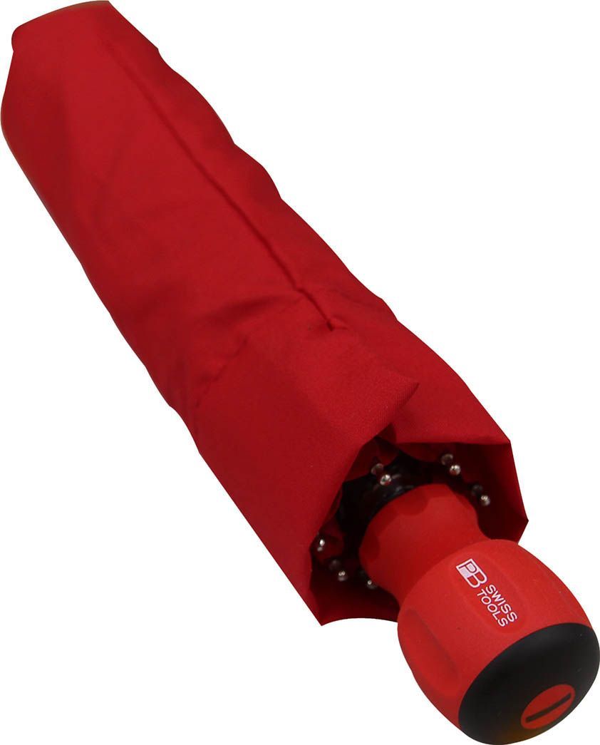 一流の素材、完璧な品質! PBスイスツールズ 折りたたみオリジナルアンブレラ レッド 2710.KNIRPS