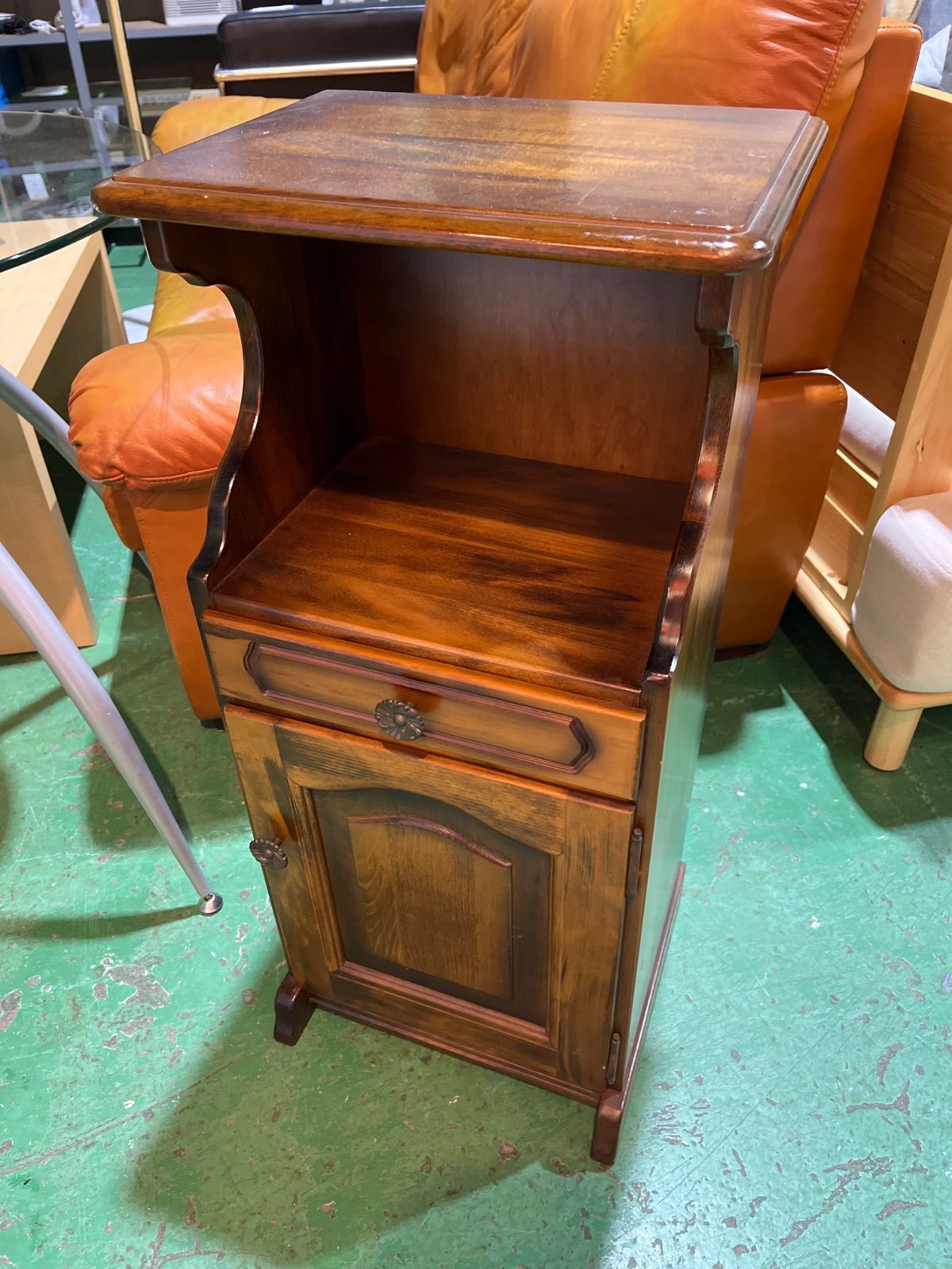 良品】カリモクkarimoku コロニアル 電話台 チェスト キャビネット