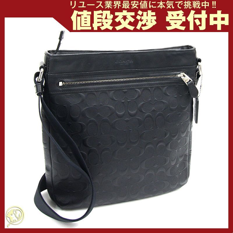 コーチ ショルダーバッグ シグネチャー チャールズ 中古 - メルカリ 