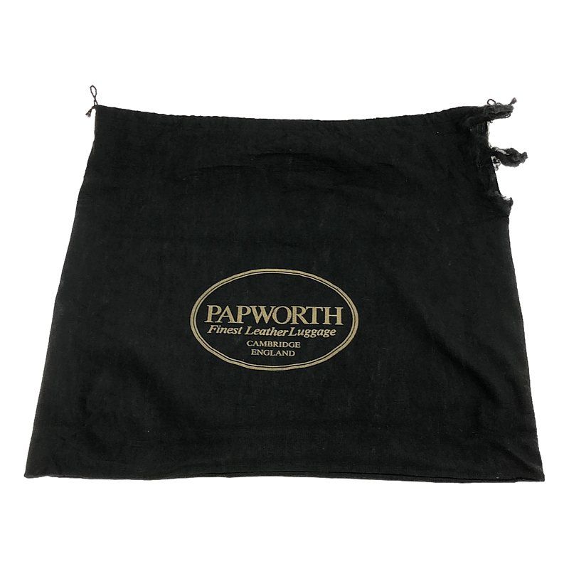 美品】 PAPWORTH / パップワース | レザー ダレスバッグ ブリーフ