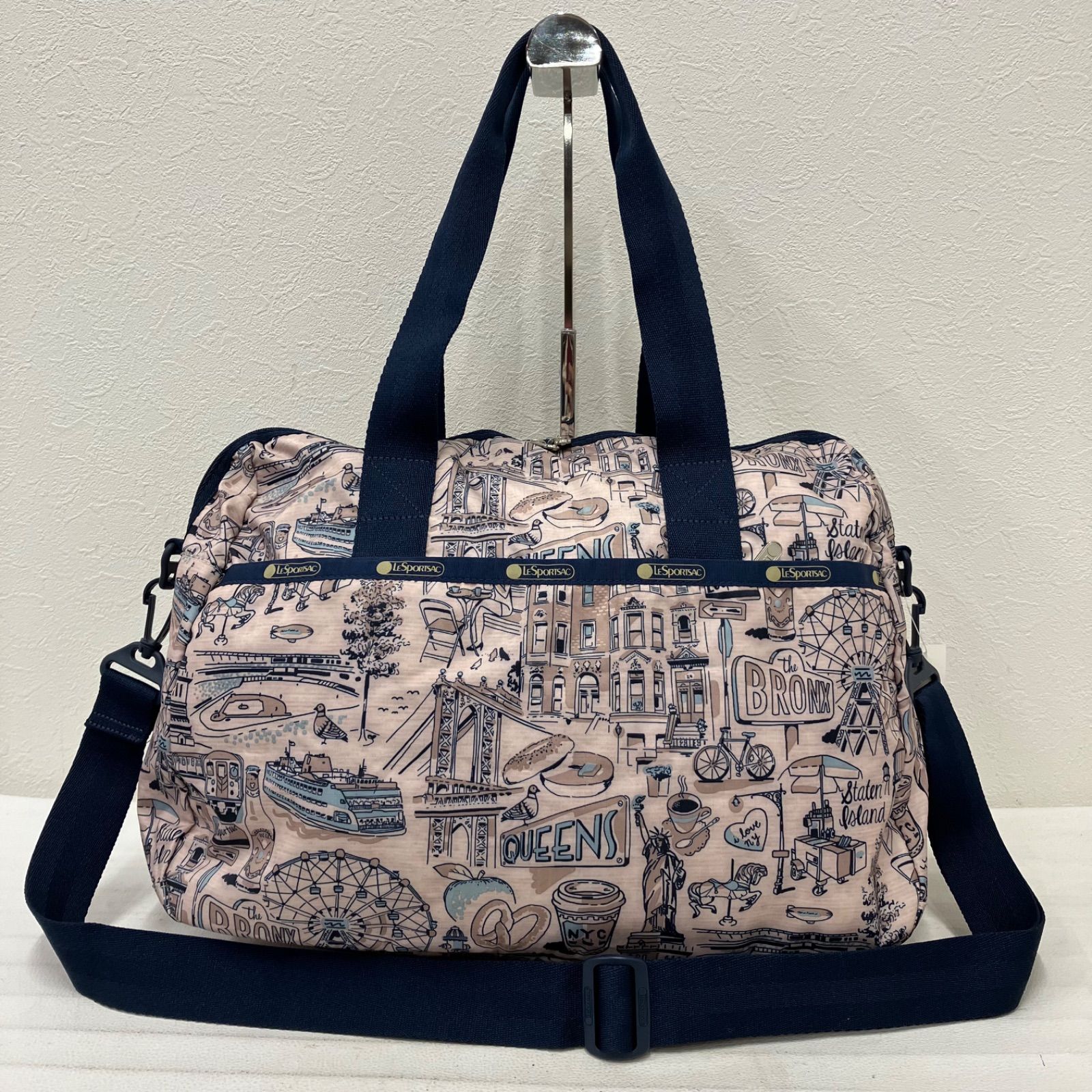 5202 良品 LeSportsac レスポートサック ボストンバッグ 2way 