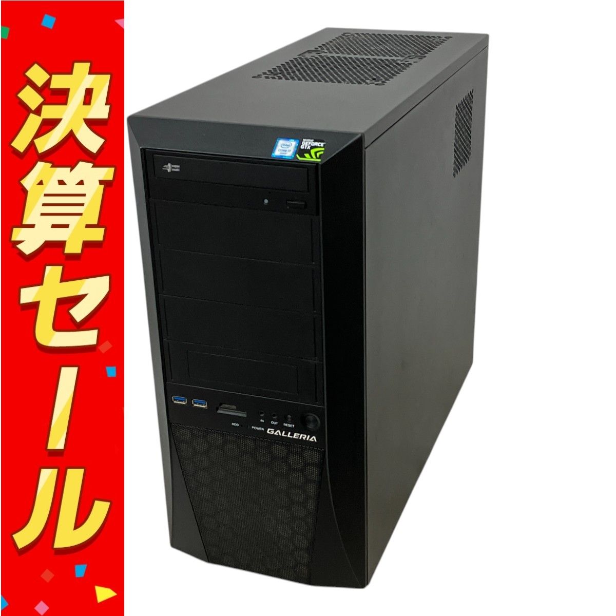 Thirdwave GALLERIA ZG Windows10 i9-9900KF CPU 3.60GHz SSD