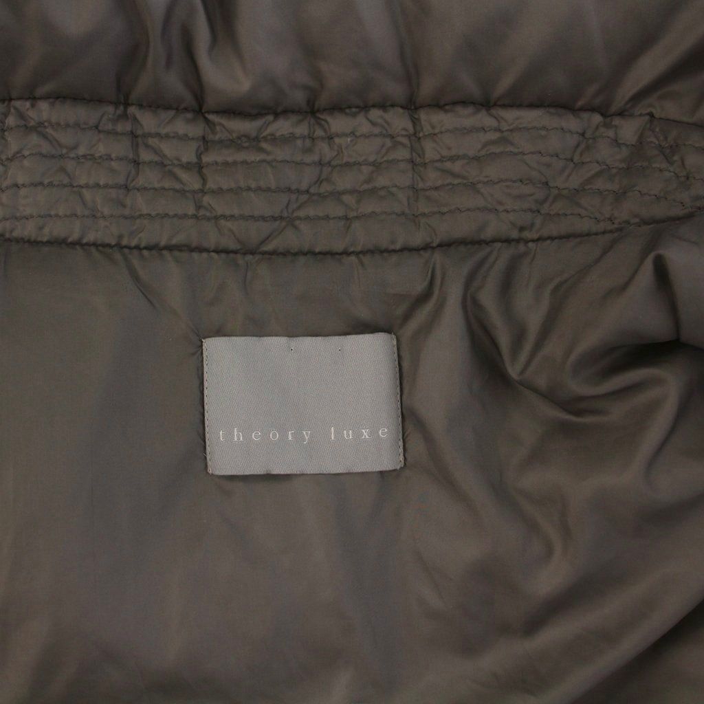 theory luxe 黒 ダウンジャケット 38 theory luxe セオリー