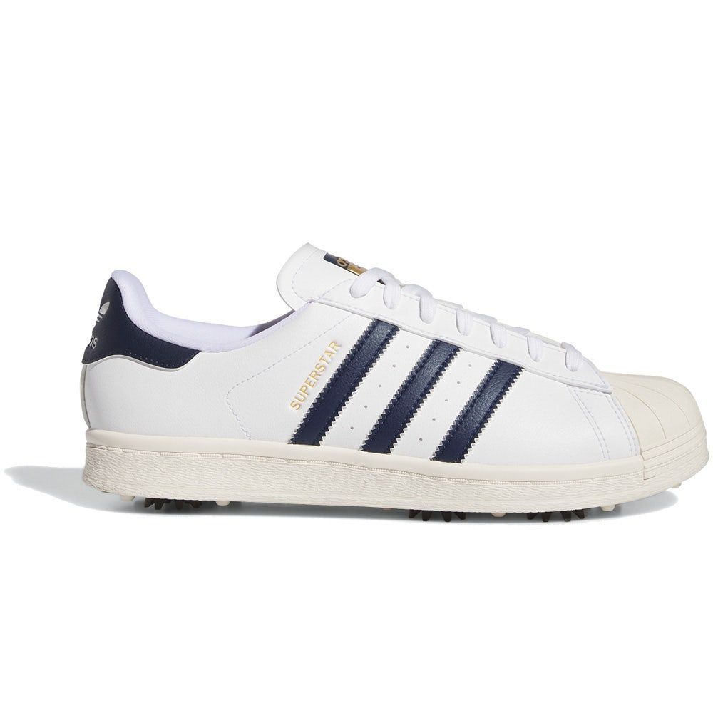 日本未発売【即納】26.5cm アディダス ゴルフ スーパースター ホワイト