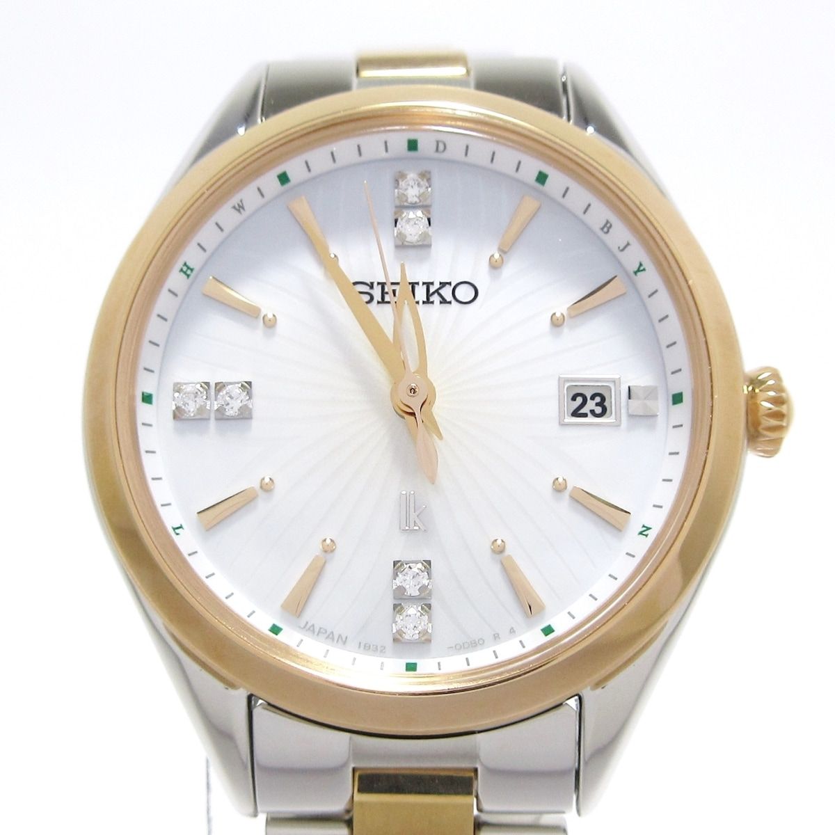 SEIKO セイコー 腕時計 LUKIA ルキア |LUKIA Grow Essential Collection 1B32-0BH0|SSQW080 レディース ホワイトシェル