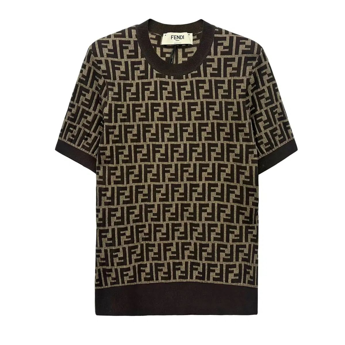 FENDI FFロゴニット レディース トップス セーター 半袖 2104101971745-2.jpg