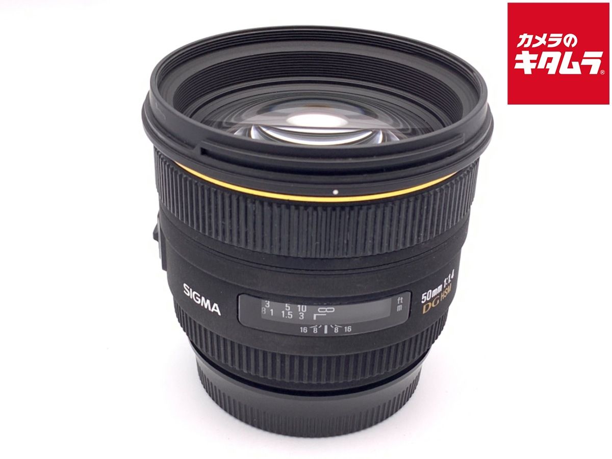 並品 シグマ 50mm F1.4 EX DG HSM キヤノン用