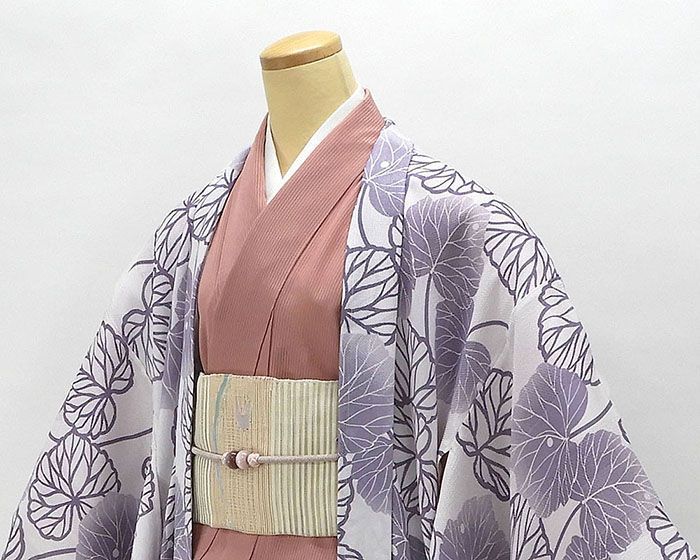 誠】 銘仙袷着物 バチ衿 素敵なレトロ商品 アンテークで素敵な商品です