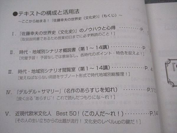 代ゼミ 世界文化史 全地域全時代＆文化史専用問題付き 状態良い 2023 夏期講習会 佐藤幸夫 012m0D 代ゼミテキスト 世界文化史 全時代・全地域 夏期 佐藤幸夫