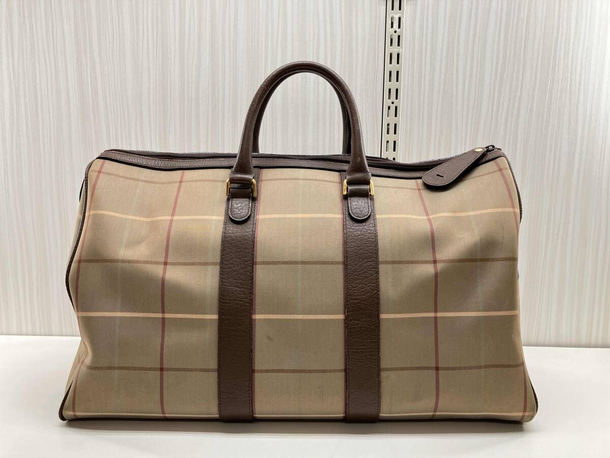 現状品 あり Burberrys バーバリー ボストンバッグ 旅行かばん DECORATOM_COM_BR