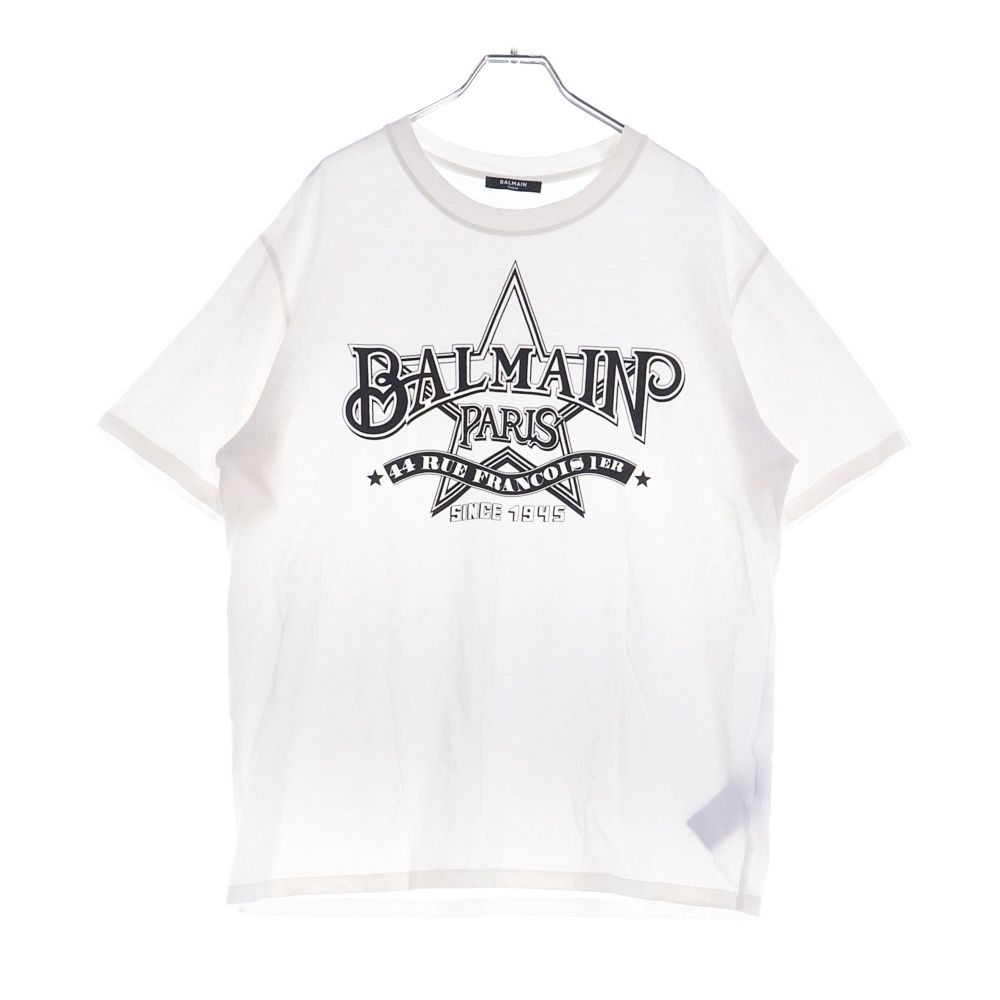 BALMAIN バルマン　クルーネック　カットソー　Tシャツ　ホワイト 楽天市場】balmain（スタイル（ネック）クルーネック）（Tシャツ