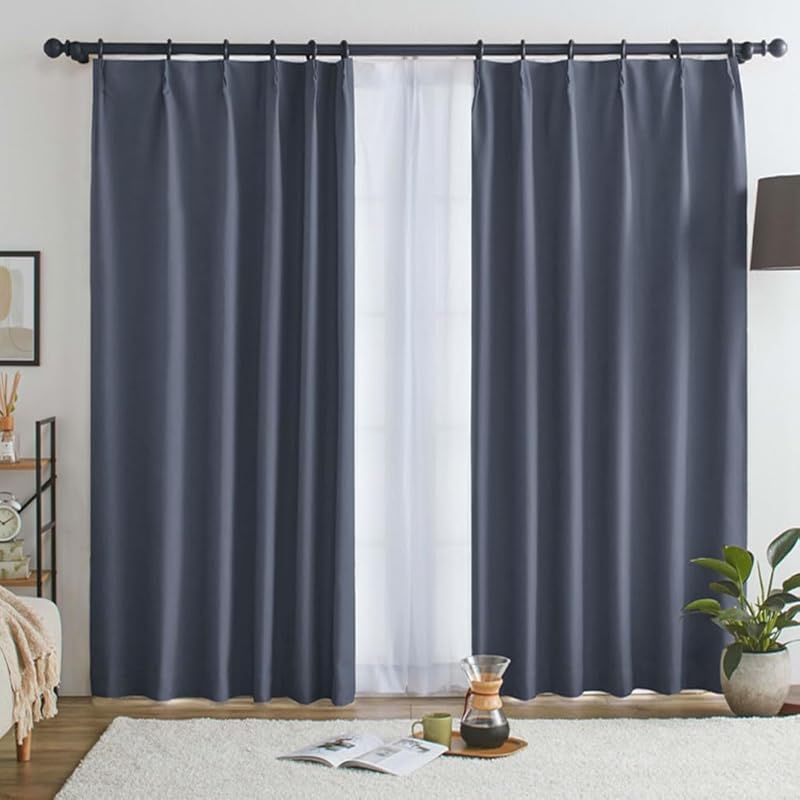 ベルーナ(BELLUNA) カーテン 4枚セット 遮光 100％ 防音 断熱 保温