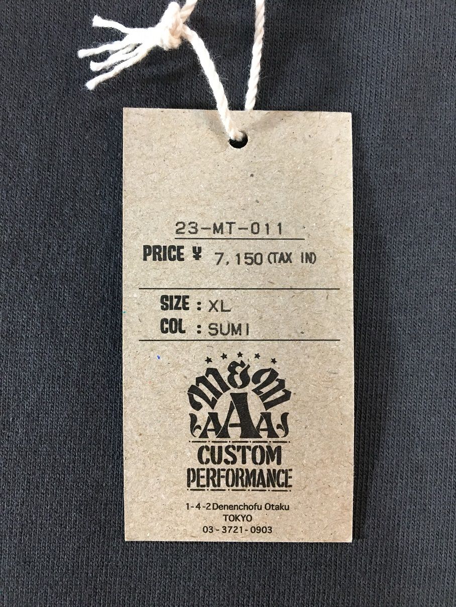 M&M CUSTOM PERFORMANCE PRINT S/S T-SHIRT 23ss エムアンドエム プリントTシャツ 23-MT-011【004】