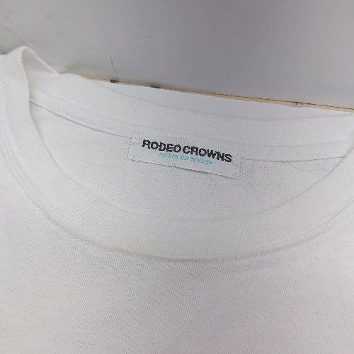 ◇ RODEO CROWNS ロデオクラウンズ 半袖 Tシャツ サイズFREE ホワイト系 メンズ E  【1406180073121】