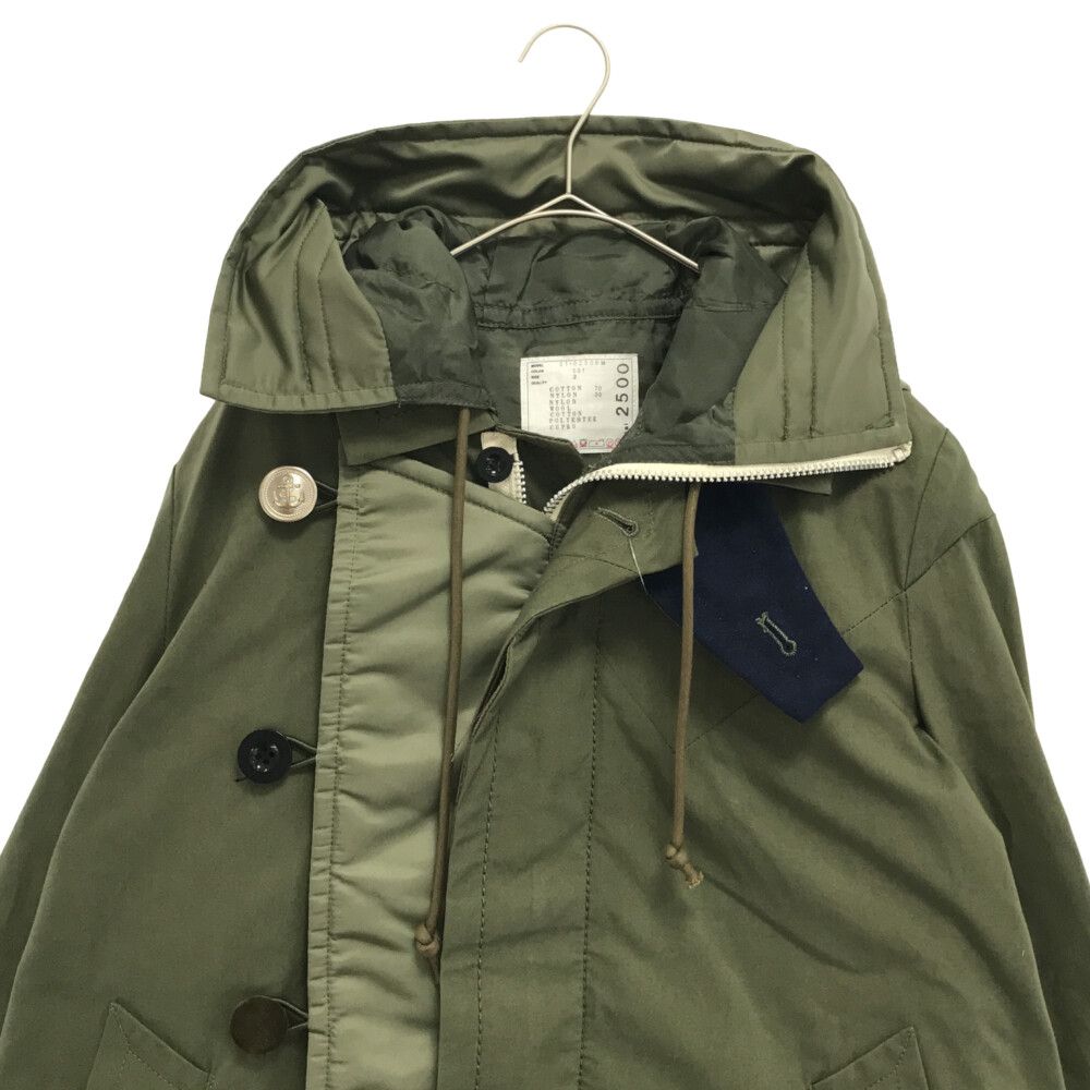 Sacai (サカイ) 21SS OXFORD COAT オックスフォード コート カーキ