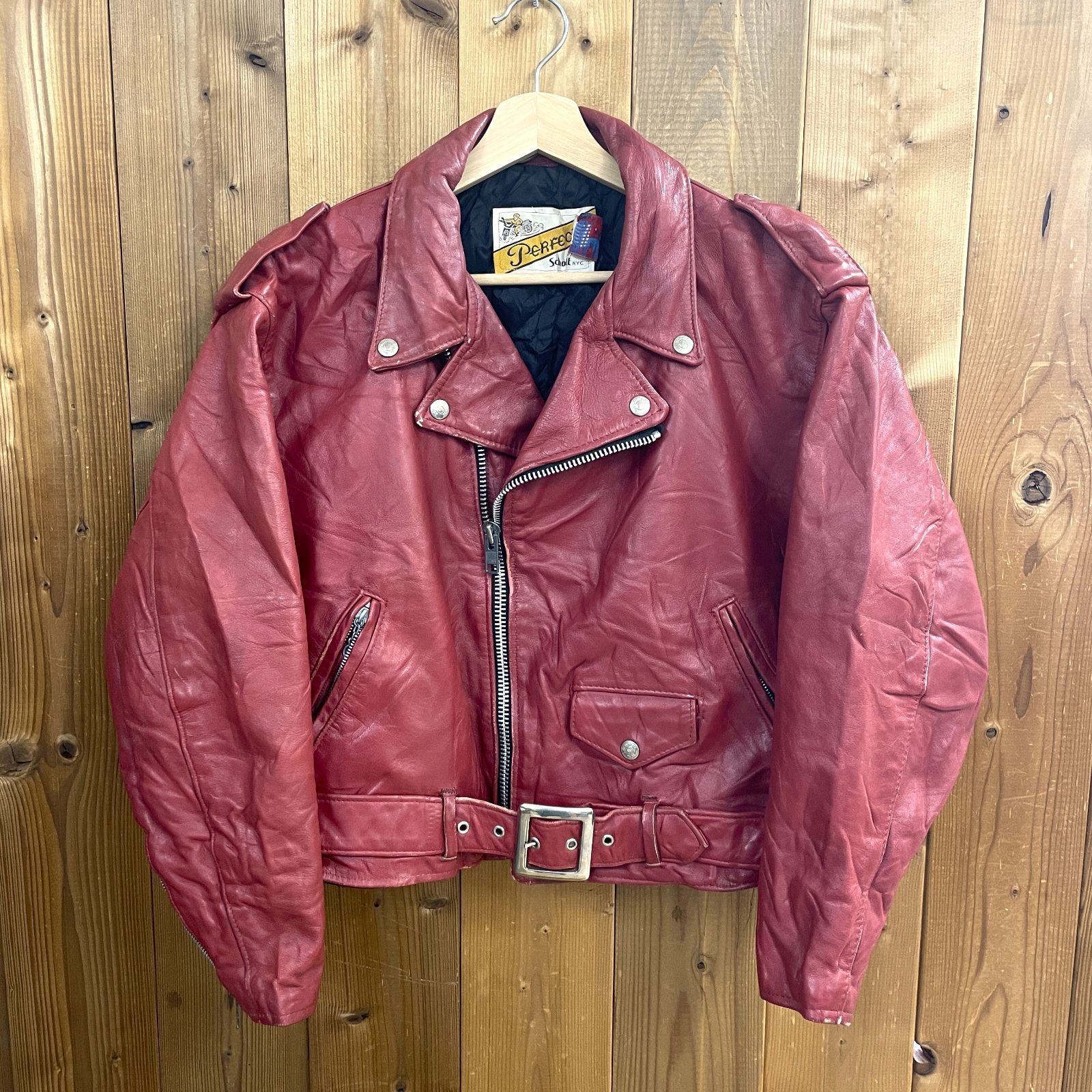 90s USA製 Schott ショット 108W レディース ダブル ライダース 14