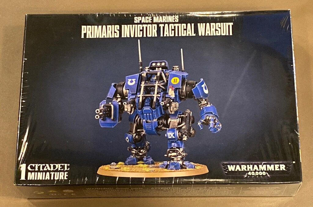 GAMESWORKSHOP WARHAMMER40000 SPACE MARINE Primaris Invictor Tactical Warsuit（2019）