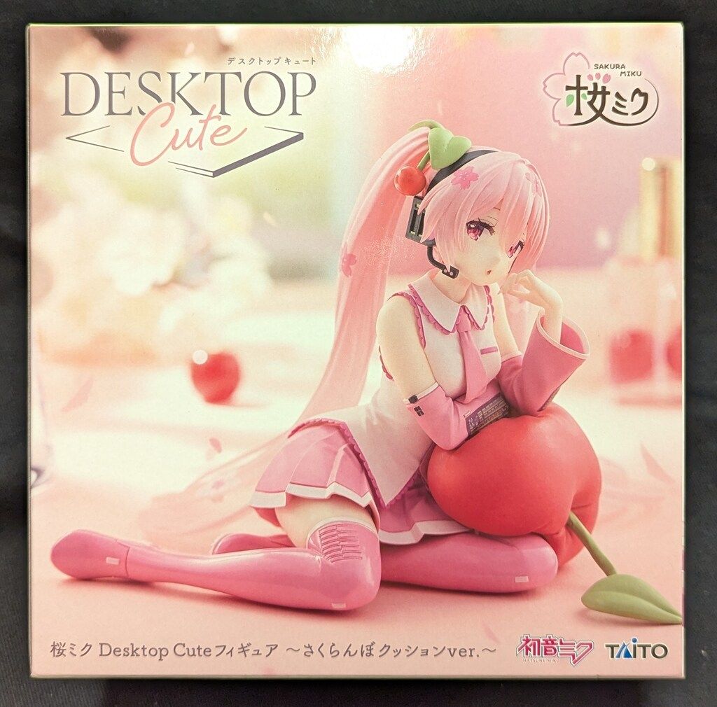 桜ミク Desktop Cute フィギュア ～さくらんぼクッションver