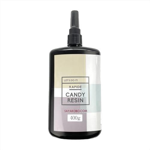 紗や工房 キャンディレジン UVレジン Rapid2 レジン液 400g 1本 クリア