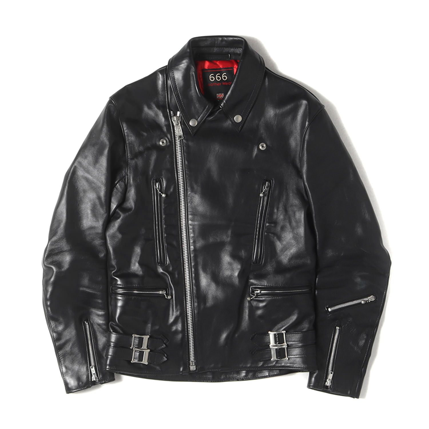 美品】666 トリプルシックス ジャケット サイズ:34 / サイドベルト付き 