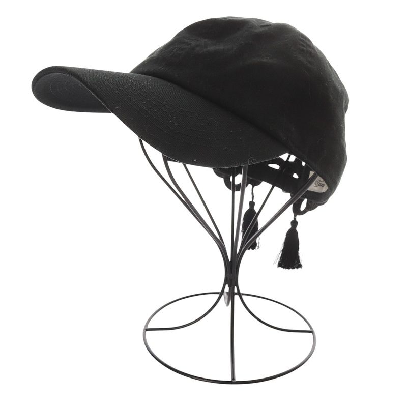 タナカダイスケ China ribbon cap キャップ 帽子 黒 - メルカリ