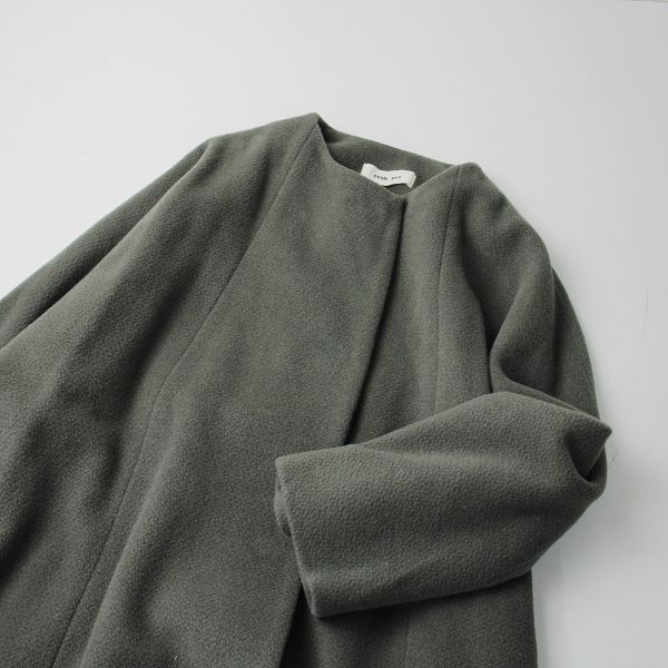 2020AW evam eva エヴァムエヴァ E203T170 wool angora dolman coat