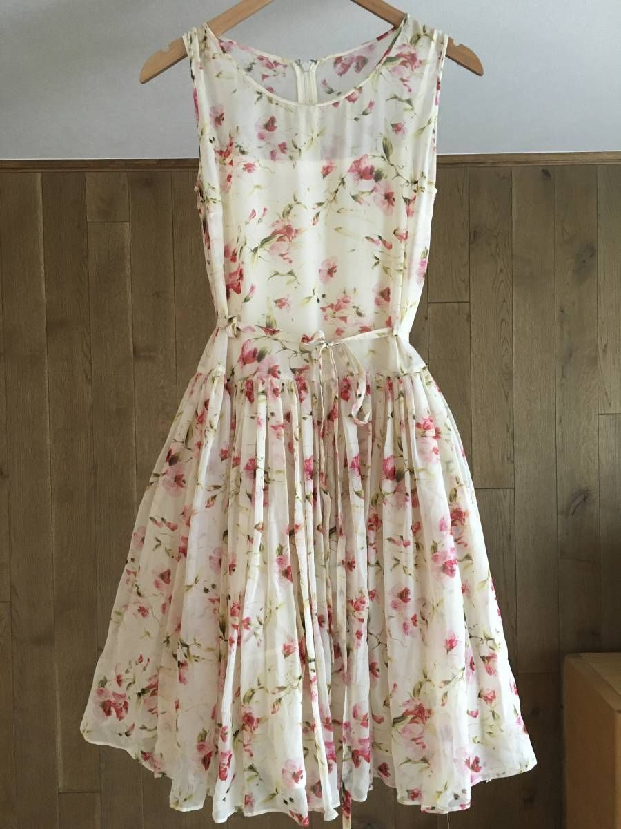 極美品 RED VALENTINO レッドヴァレンティノ シルク ワンピース4２