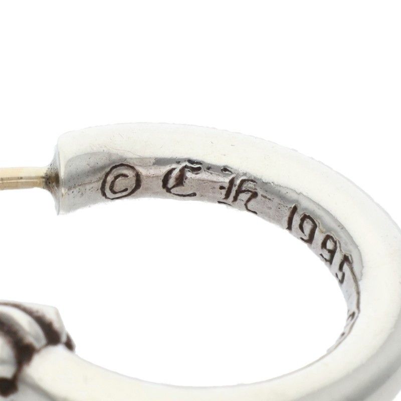 CH (クロムハーツ) HOOP PLAIN プレーン フープピアス シルバー CHROME HEARTS クロムハーツ HOOP PLAIN プレーンフープ ピアス
