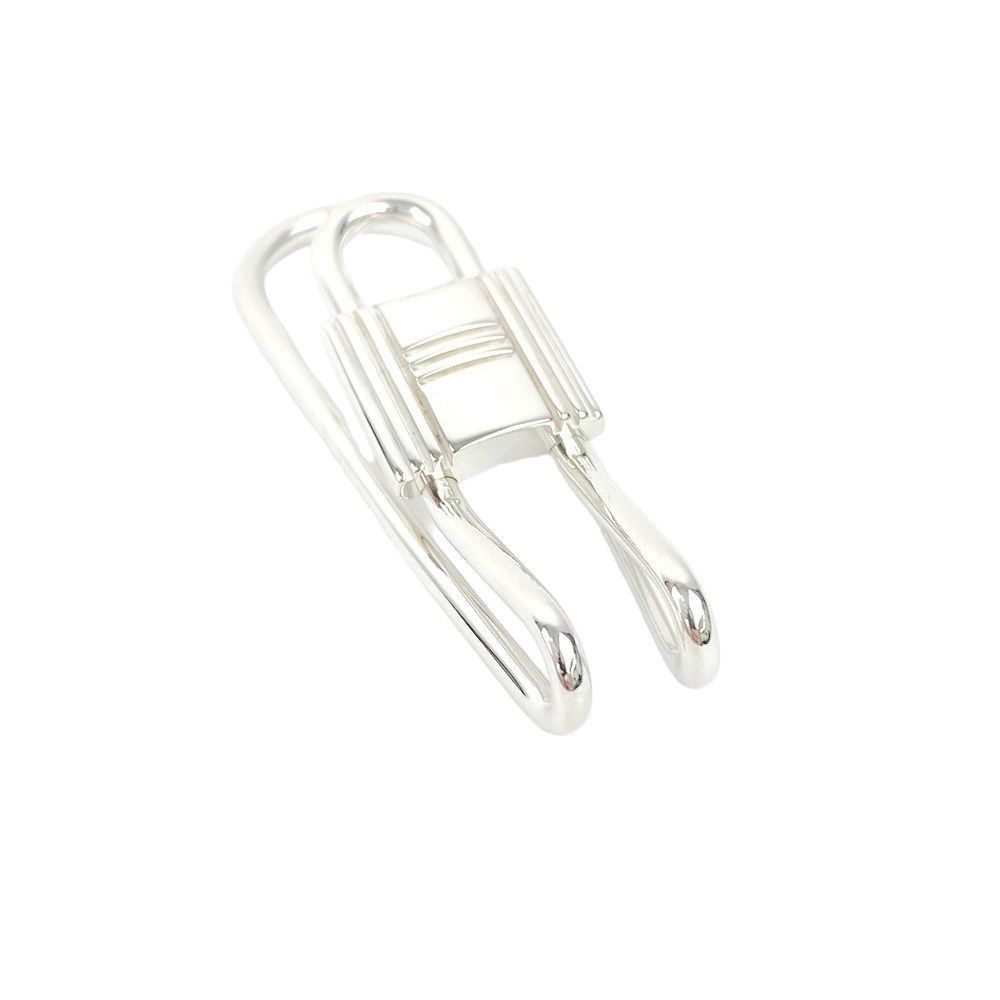 ◆SALE◆　■新同■磨き済■　エルメス カデナ ケリー マネークリップ 財布 サイフ アクセサリー シルバー SV 箱 【117060】 ◇SALE◇ □新同□磨き済□ エルメス カデナ ケリー マネークリップ