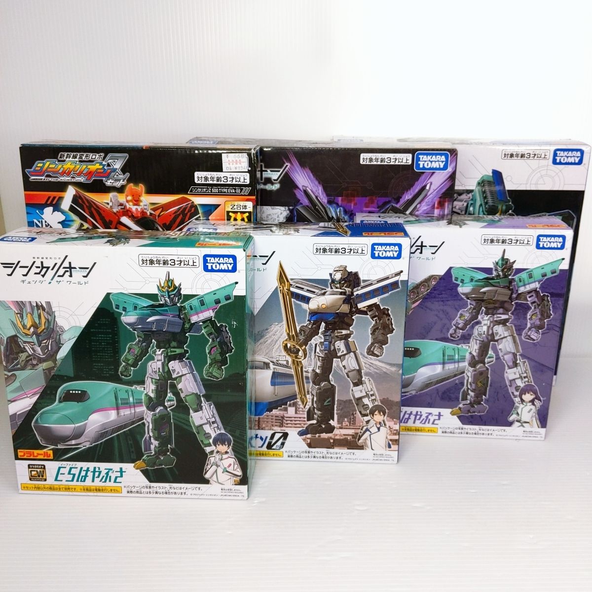 タカラトミー TAKARA TOMY シンカリオン 新幹線変形ロボ6点 〇YR-53375〇
